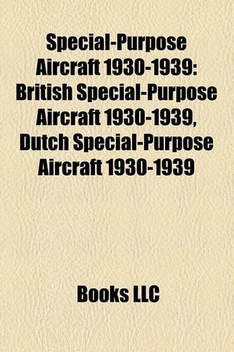 Special-Purpose Aircraft 1930-1939