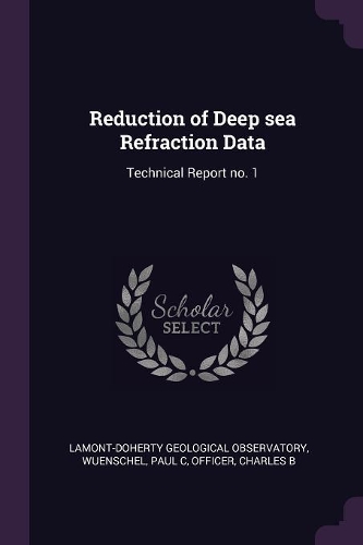 Reduction of Deep sea Refraction Data