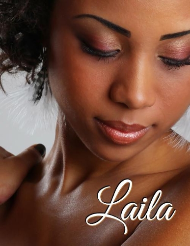 Laila: Personalized Book with Name, Notebook, Journal, Diary, 105 Lined Pages, 8 1/2" X 11"