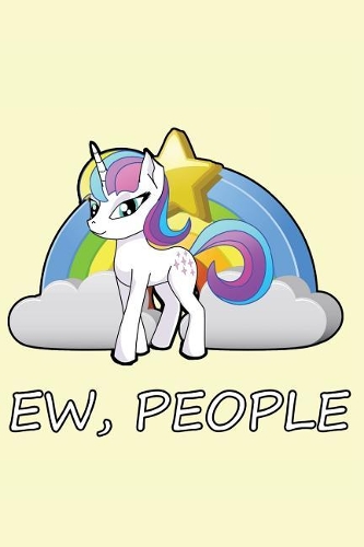 Ew, People: Favorite Blank Book to Write in You Love Diary Journal for Leisure -110 Lined Pages