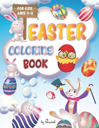 Easter Coloring Book for Kids Ages 4-8