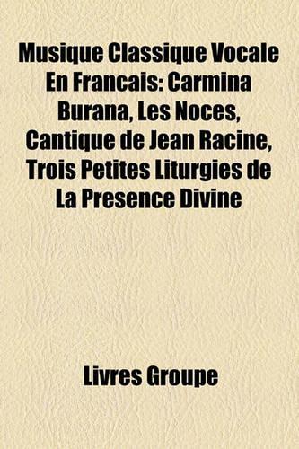 Musique Classique Vocale En Franais