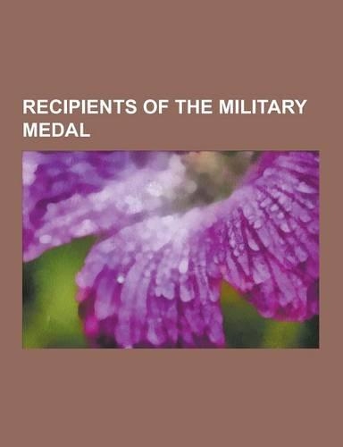 Recipients of the Military Medal