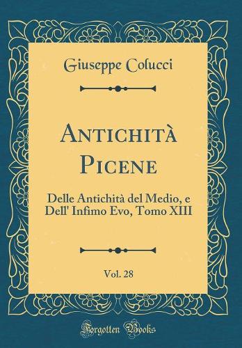 Antichità Picene, Vol. 28