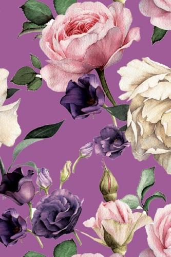 Pink and White Rose Design Journal