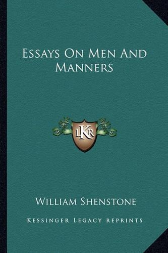 Essays On Men And Manners