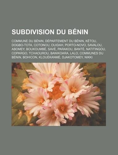 Subdivision Du Benin