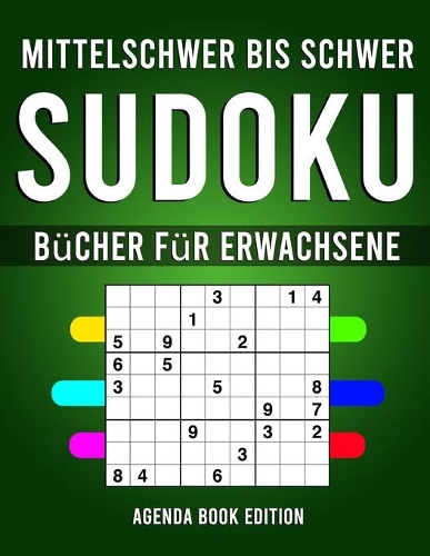 Mittelschwer Bis Schwer Sudoku Bücher für Erwachsene