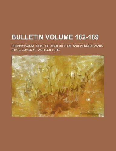 Bulletin Volume 182-189