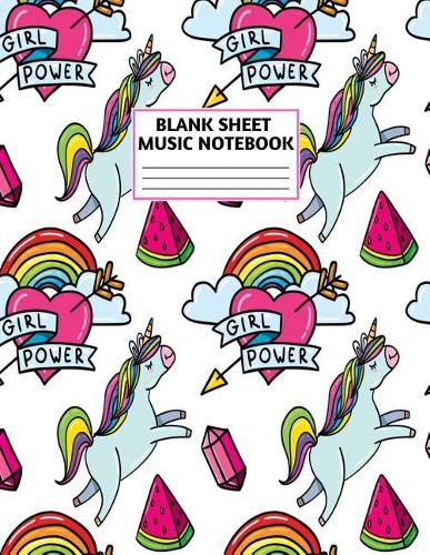 Blank Sheet Music Notebook