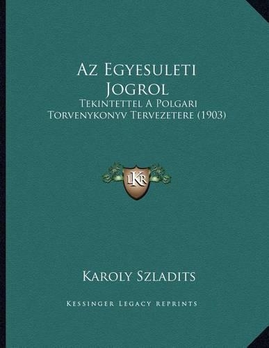 Az Egyesuleti Jogrol