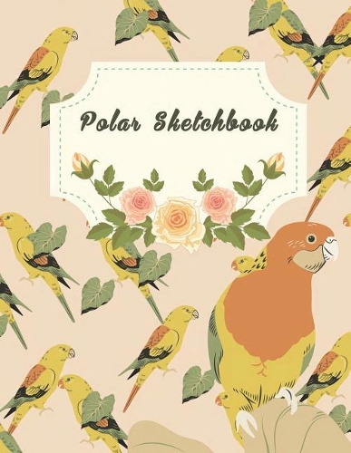 Polar Sketchbook: 1/4 Inch Centered: Polar Coordinates, Polar Graph Paper Notebook 120 Pages Large Print 8.5" x 11"