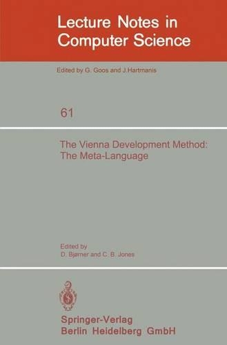 The Vienna Development Method: The Meta-Language