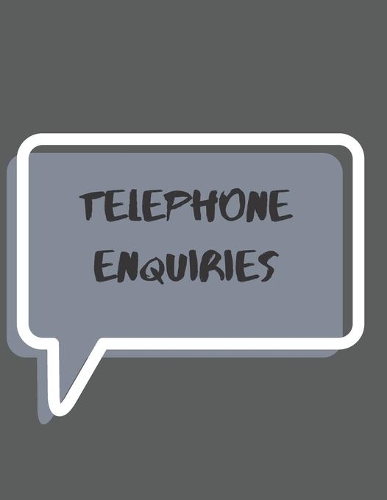 telephone enquiries pad