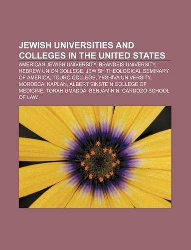 Jewish Universities and Colleges in the United States: American Jewish University, Brandeis University, Hebrew Union College(English)