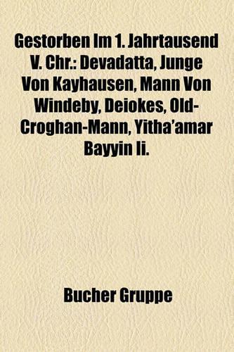 Gestorben Im 1. Jahrtausend V. Chr.