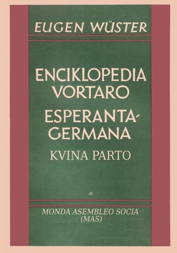 Enciklopedia vortaro Esperanta-germana: Kvina parto(Mas-Libro)