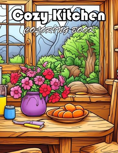 Cozy Kitchen Coloring Book