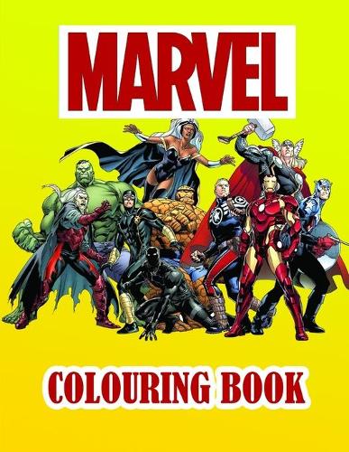 MARVEL Colouring Book: 50 Funny Coloring Pages about MARVEL for Kids: new and latest high quality and premium pages