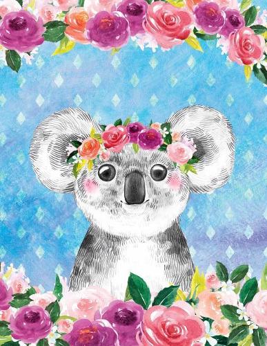 Big Fat Bullet Style Journal Cute Koala Bear In Flowers