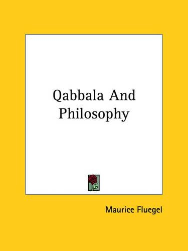 Qabbala And Philosophy