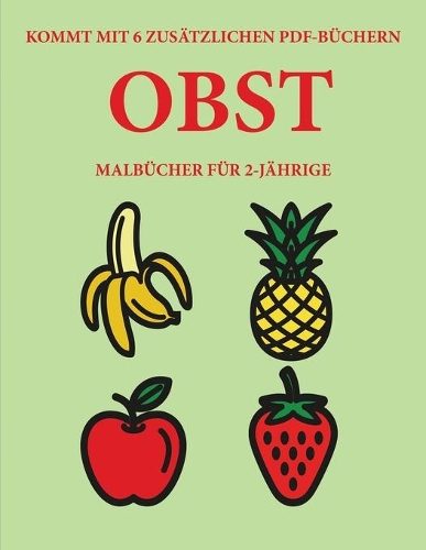 Malbücher für 2-Jährige (Obst)