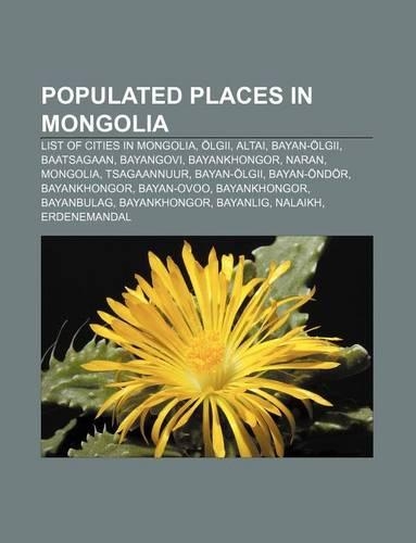 Populated Places in Mongolia