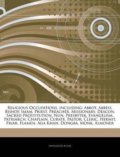 Articles on Religious Occupations, Including
