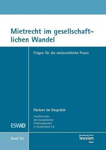 Mietrecht Im Gesellschaftlichen Wandel