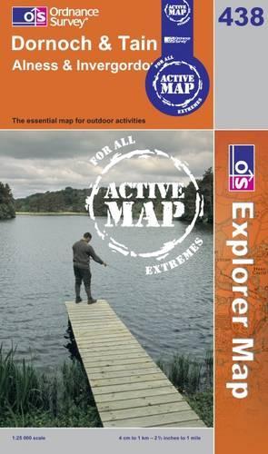 Dornoch and Tain: (Sheet 438 OS Explorer Map Active)
