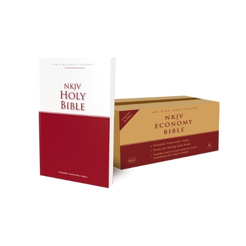 NKJV, Economy Bible, Paperback, Case of 40
