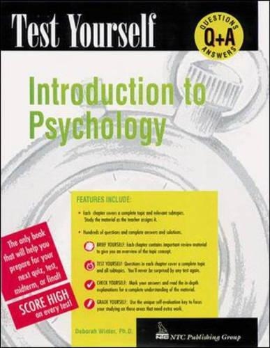 Introduction to Psychology: (Test Yourself)