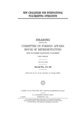 New challenges for international peacekeeping operations