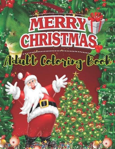 Merry Christmas Adult Coloring Book