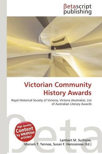 Victorian Community History Awards