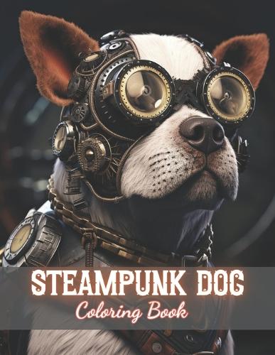 Steampunk Dog Coloring Book