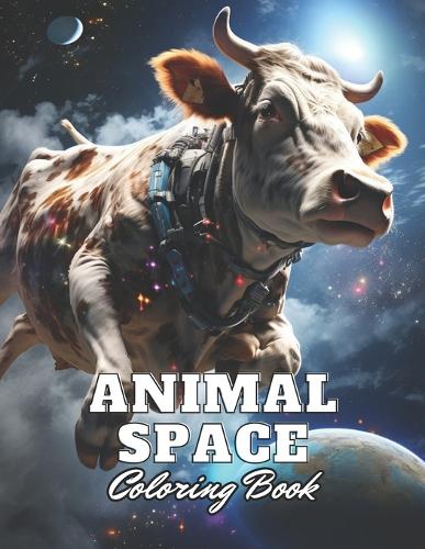 Animal Space Coloring Book