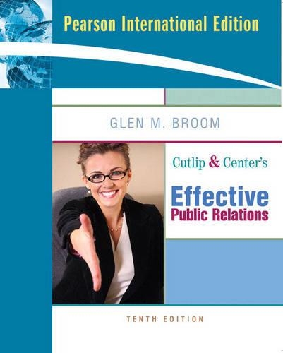 Cutlip and Center's Effective Public Relations