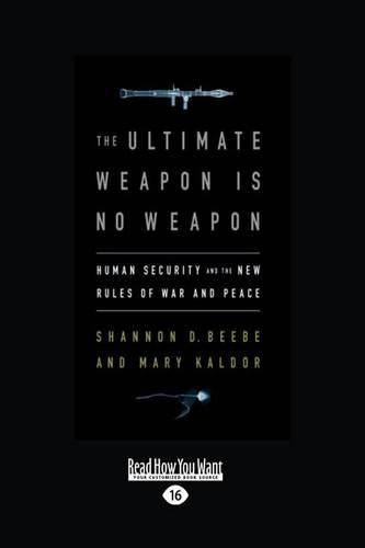 The Ultimate Weapon is No Weapon