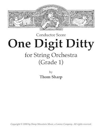 One Digit Ditty for String Orchestra - Score
