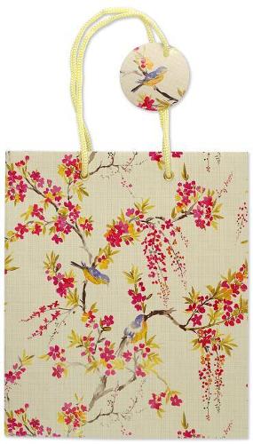 DLX Gift Bag Blossoms & Bluebirds