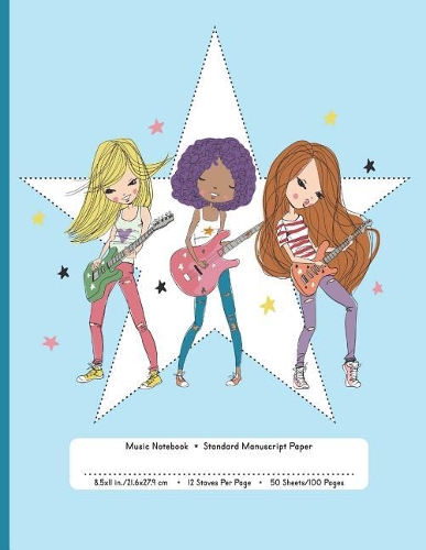 Music Notebook Standard Manuscript Paper