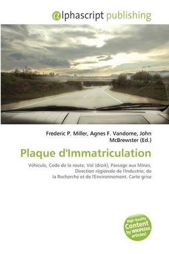 Plaque D'Immatriculation