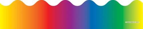 Rainbow Scalloped Borders