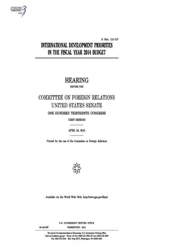 International Development Priorities in the Fiscal Year 2014 Budget