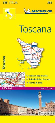 Toscana - Michelin Local Map 358: Map