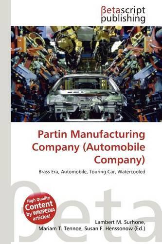 Partin Manufacturing Company (Automobile Company)