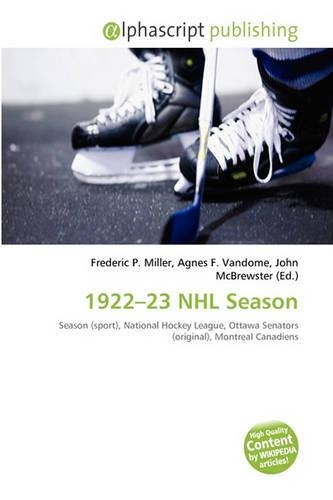 1922-23 NHL Season: (English)