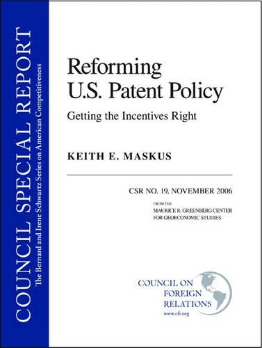 Reforming U.S. Patent Policy