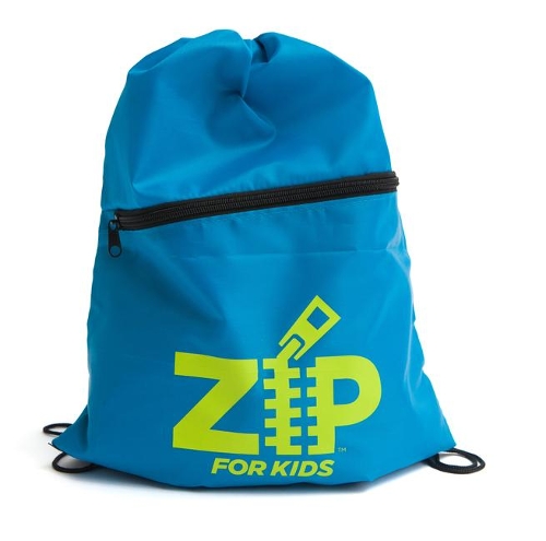 Zip for Kids: Zip Drawstring Bag